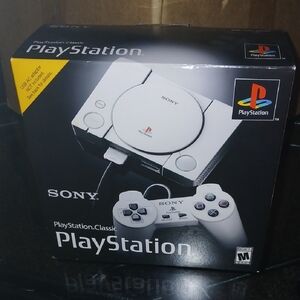 Sony PlayStation Classic Console - White and Black